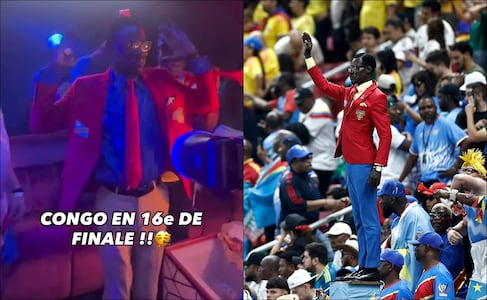 Lumumba festeja con épico baile clasificación de República Democrática del Congo a dieciseisavos de final 