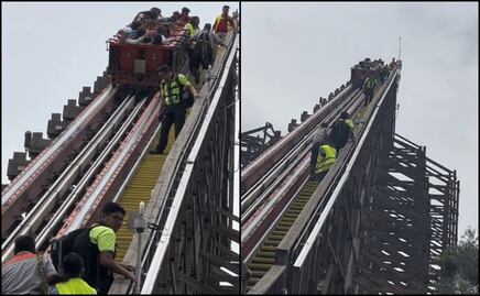 VIDEO: Usuarios se quedan atrapados en juego mecánico de Six Flags en la CDMX