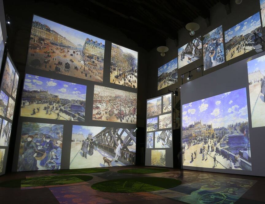 La exposición estará centrada en la famosa obra “Jardines de Giverny” de Claude Monet / Foto: Monet Experience 