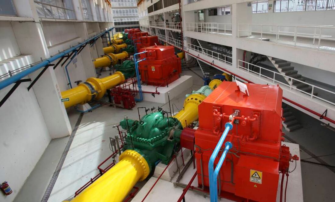 Sistema de bombas del sistema Cutzamala. Foto: Archivo