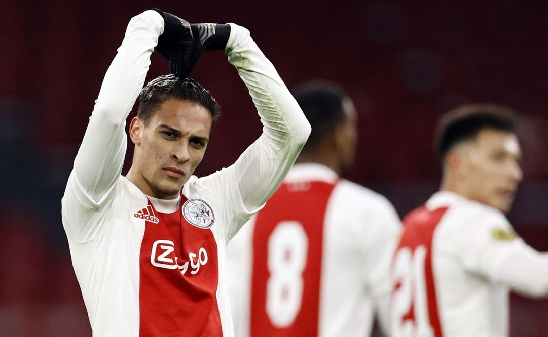 Antony en su etapa como jugador del Ajax - FOTO: AFP