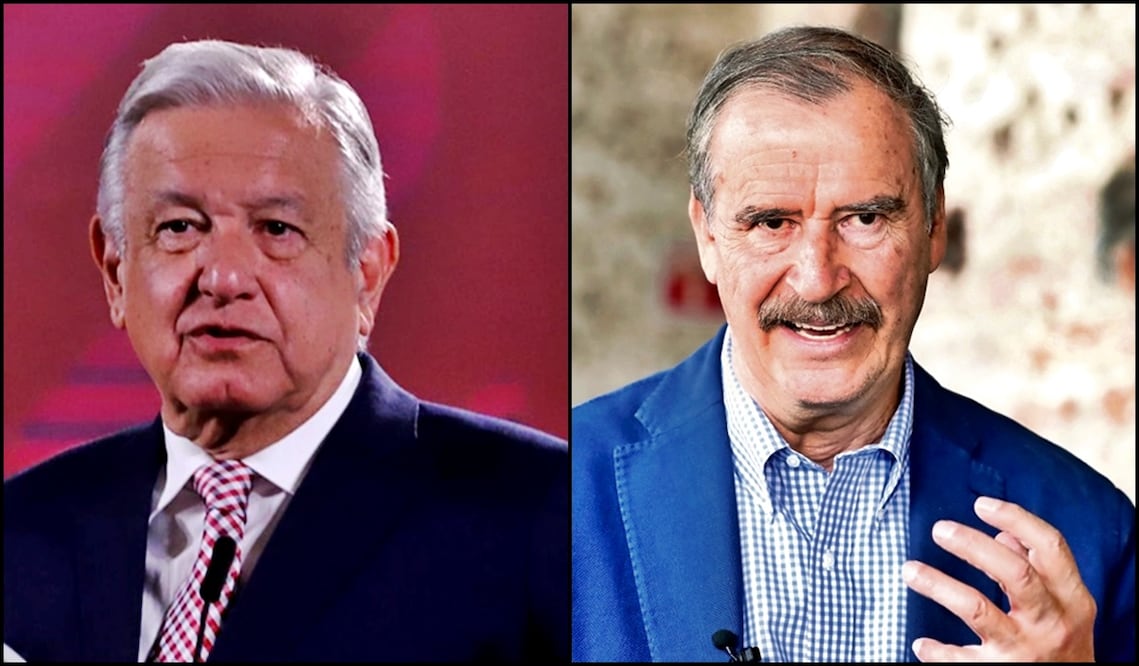 Presidente Andrés Manuel López Obrador / expresidente Vicente Fox