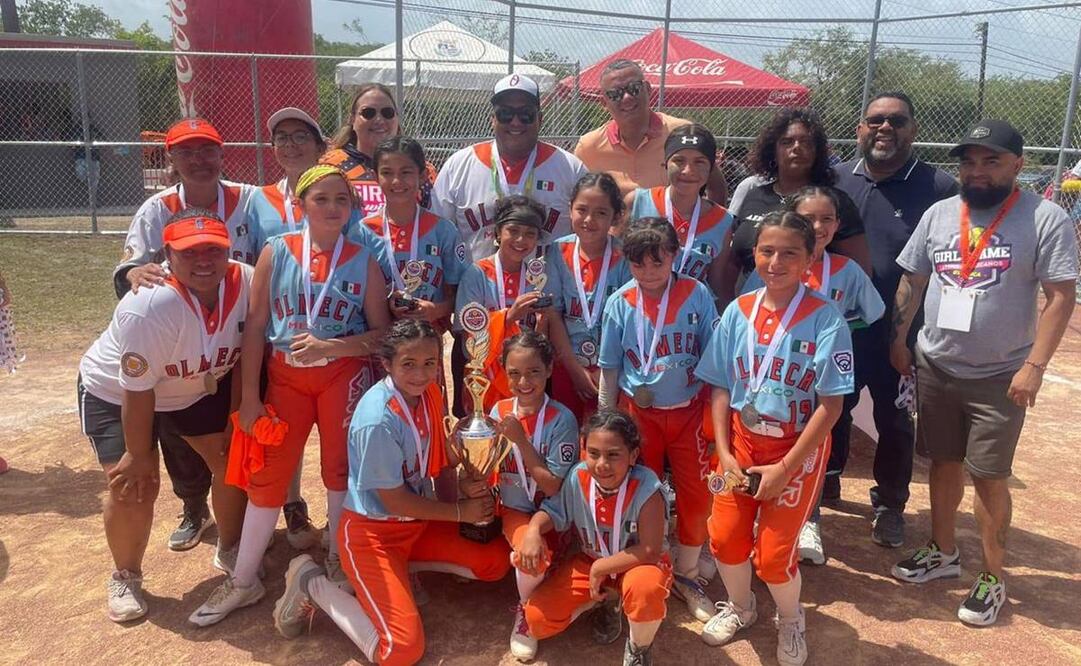 Niñas deportistas conquistan Torneo Internacional de Softbol en Puerto Rico. Foto: Especial