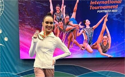 La mexicana Ledia Juárez conquista bronce en Gimnasia Rítmica en Portugal