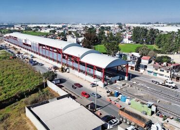 Concluye obra de la estación Teyahualco del Tren Suburbano al AIFA