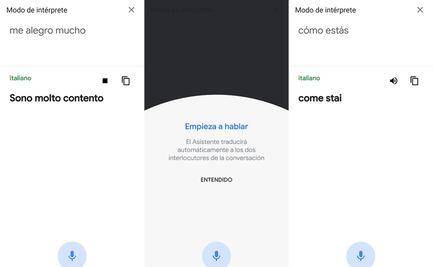 El modo intérprete de Google Assistant llega a smartphones