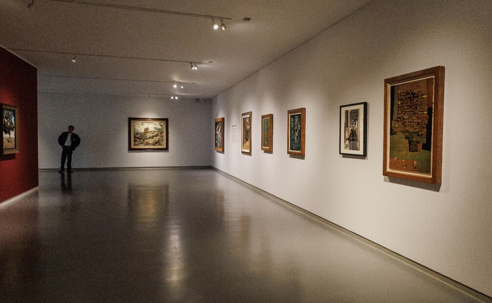 Conmemoración al 50 aniversario del Museo Carrillo Gil con un recorrido de exposiciones como una colección de Siqueiros y Carrillo Gil con la compañía de Tatiana Cuevas,Gabriela Saenz Carrillo y Lucina Jiménez. Foto: Yaretzy M. Osnaya /EL UNIVERSAL.