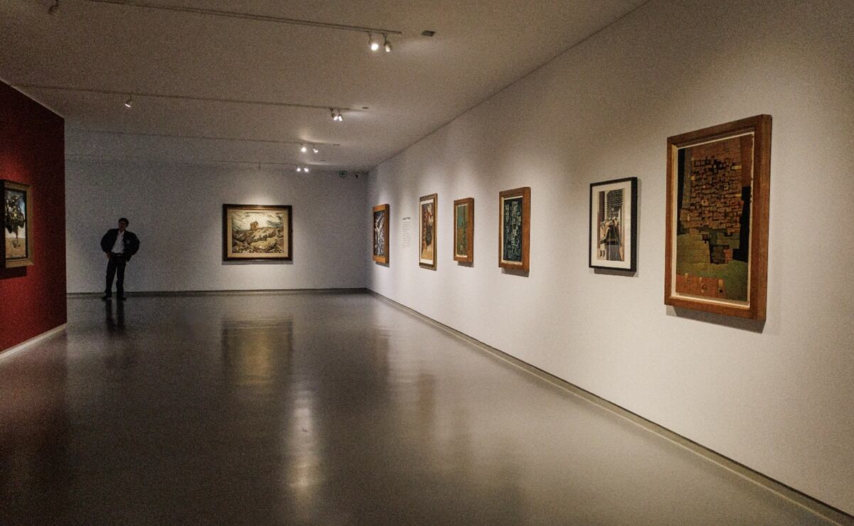 Conmemoración al 50 aniversario del Museo Carrillo Gil con un recorrido de exposiciones como una colección de Siqueiros y Carrillo Gil con la compañía de Tatiana Cuevas,Gabriela Saenz Carrillo y Lucina Jiménez. Foto: Yaretzy M. Osnaya /EL UNIVERSAL.