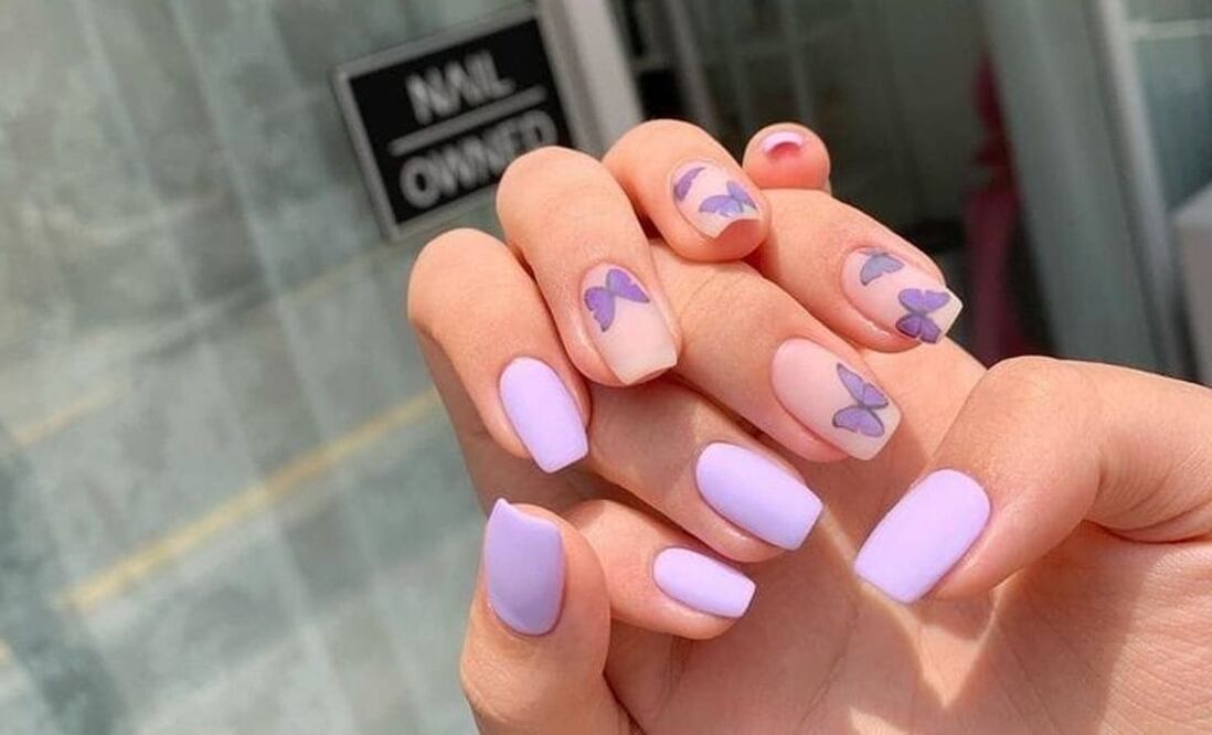 La manicura con mariposas será un trend que no puedes dejar pasar / Foto: Pinterest