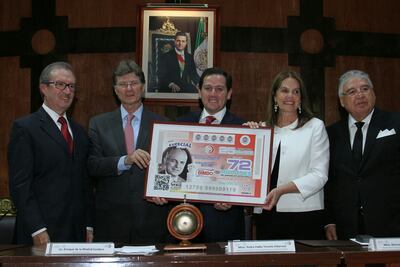 Lotería Nacional emite boleto en honor de Lorenzo Servitje