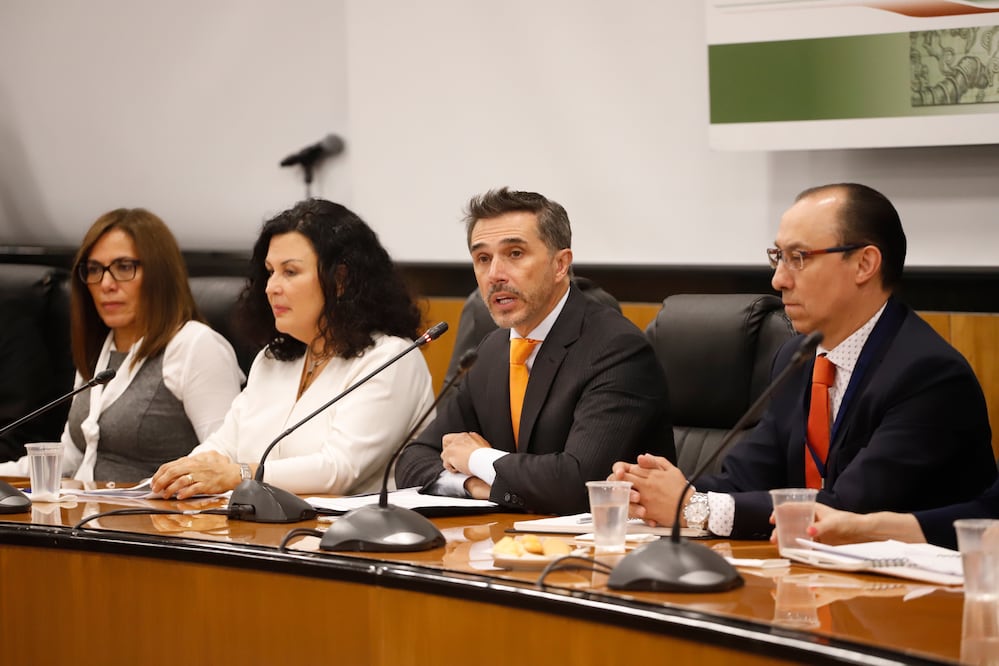 Convenio de colaboración entre Bancomext y la Comisión de Cultura y Cinematografía de la Cámara de Diputados. Foto: Berenice Fregoso / EL UNIVERSAL