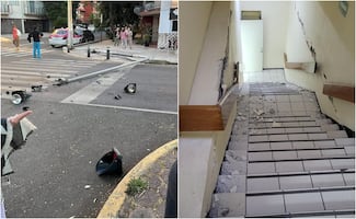 Desde semáforo caído hasta fisuras en edificios: las afectaciones en CDMX tras el sismo de 6.5