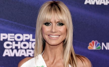 Heidi Klum sorprende en Cannes con vestido de escote imposible