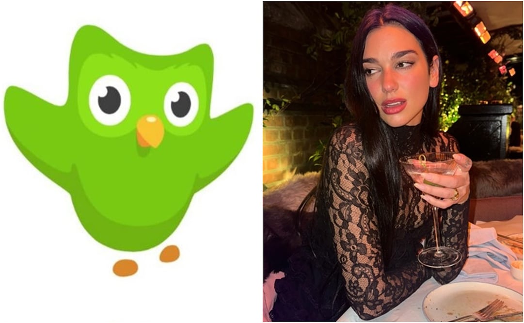Dua Lipa compartió un emotivo mensaje tras la muerte de la mascota. Foto: Duolingo e Instagram