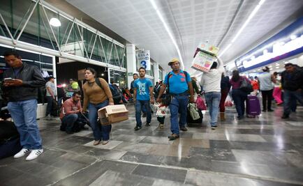 Policía Federal detiene hombres que transportaban droga en Central de Autobuses del Norte