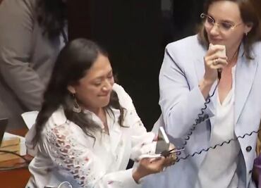 Morenistas desestiman denuncia de Lilly Téllez tras presunta agresión con tijeras; acusan a la panista de "hacer shows"