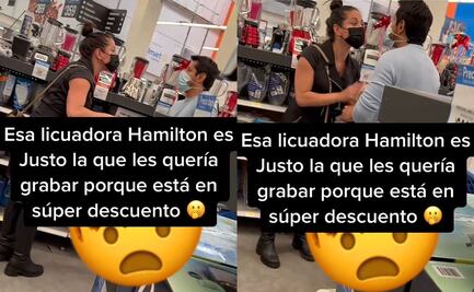 “Para eso eres mi marido”: Mujer hace berrinche por una licuadora 