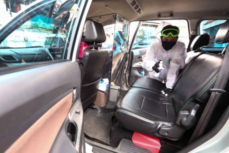 Así son los viajes poscuarentena en taxis de otros países