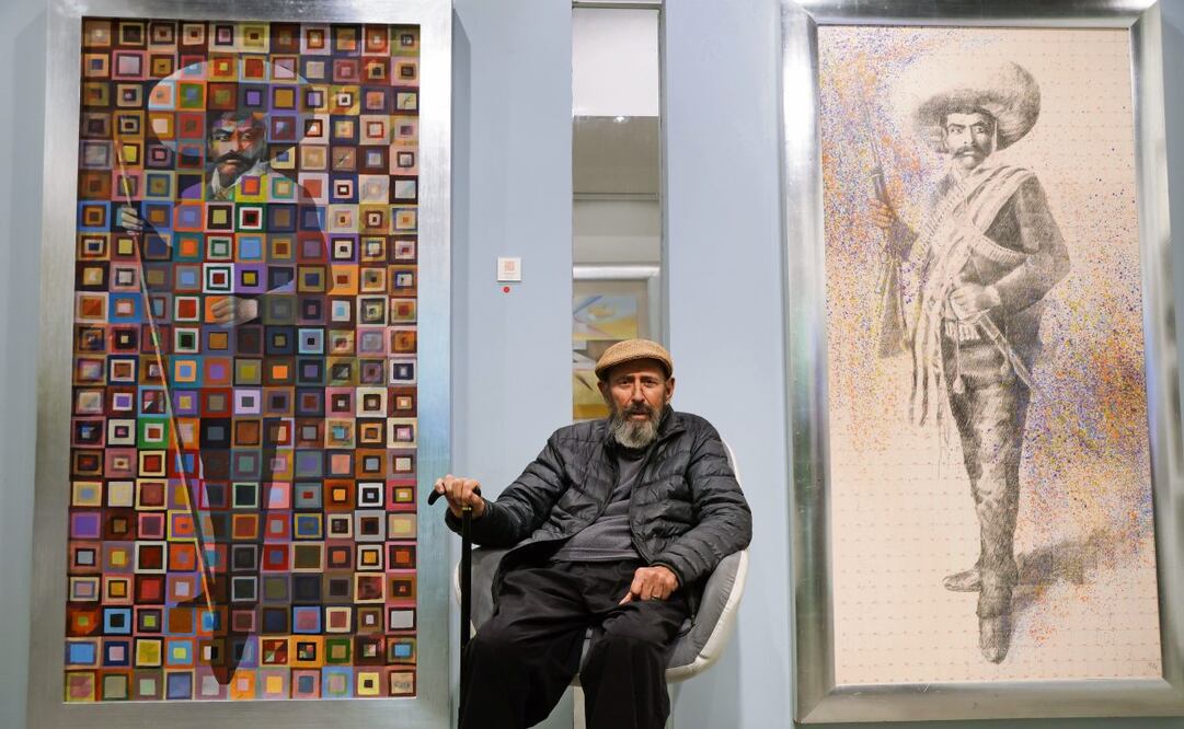 Además del mail art y de Zapata, Arnaldo Coen también incluye una serie de torsos de mujer intervenidos a su estilo. (26/02/2025) Foto: Carlos Mejía | El Universal