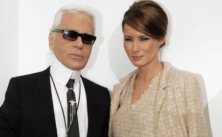 Melania Trump lamenta muerte del diseñador Karl Lagerfeld
