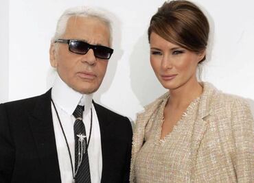 Melania Trump lamenta muerte del diseñador Karl Lagerfeld