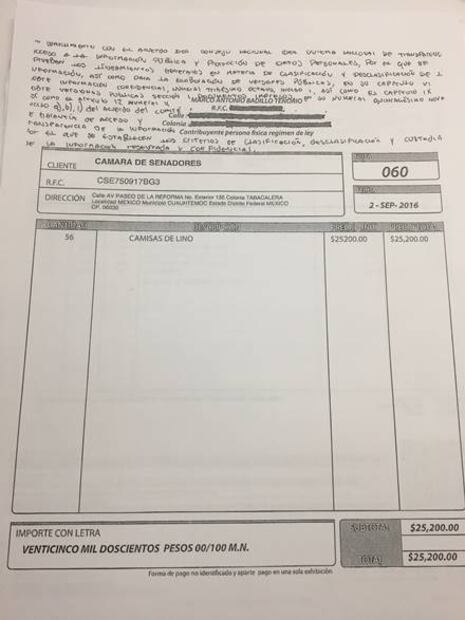 Se consienten los senadores: camisas, chalecos Zara... y hasta pasteles