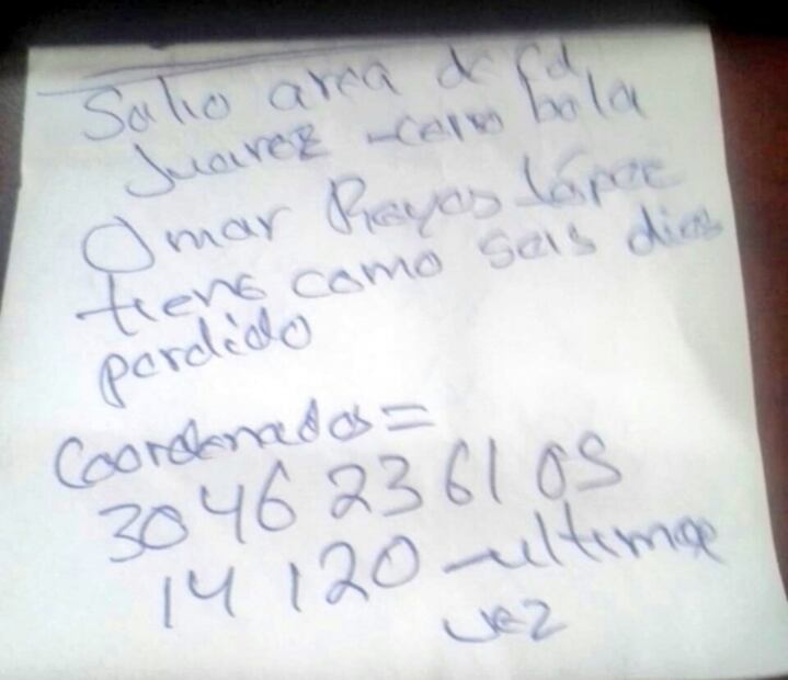 Joven migrante perdido lanza SOS desde el desierto; intentó cruzar hace 10 días a EU