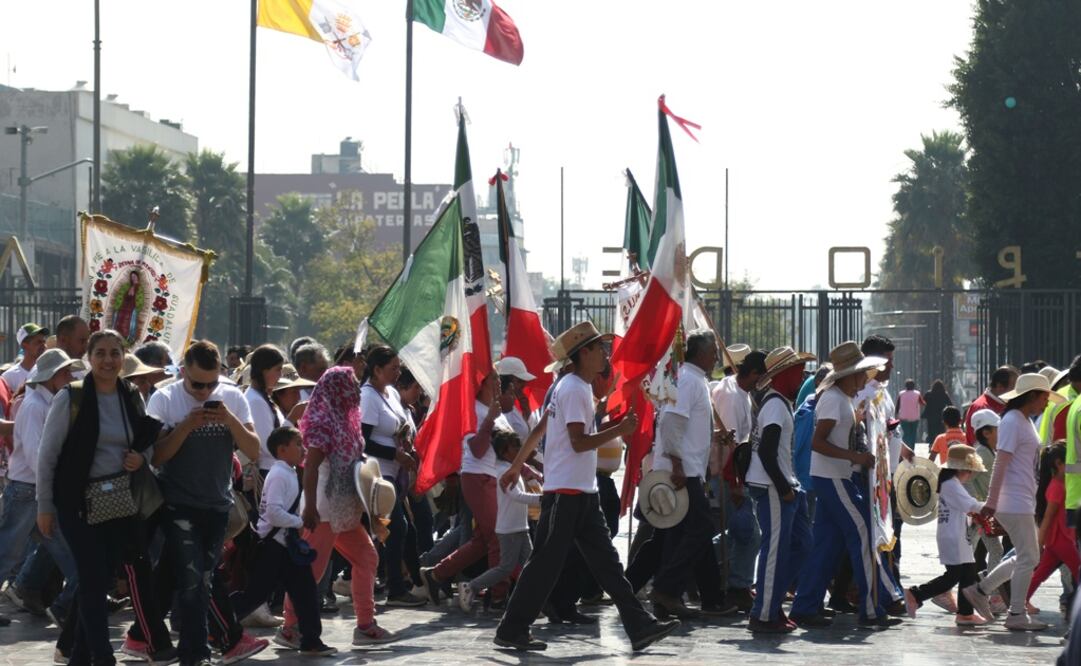 Operativo por el Día de la Virgen de Guadalupe. Foto: Carlos Mejía/EL UNIVERSAL