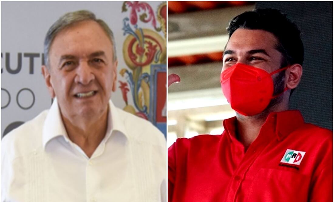 Carlos Miguel Aysa González, exgobernador interino de Campeche y su hijo Carlos Miguel Aysa Damas, diputado del PRI. Fotos: Archivo/ El Universal