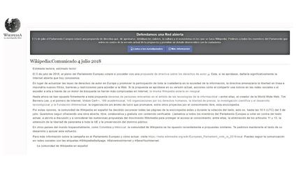 ¿Por qué el “paro virtual” de Wikipedia?