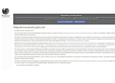 ¿Por qué el “paro virtual” de Wikipedia?