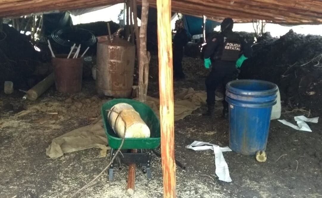 Se aseguraron  precusores químicos y equipo de procesamiento. Foto: Cortesía 