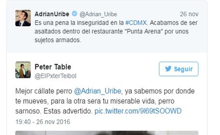 Se deslinda de amenaza a Adrián Uribe; utilizaron mi foto, asegura