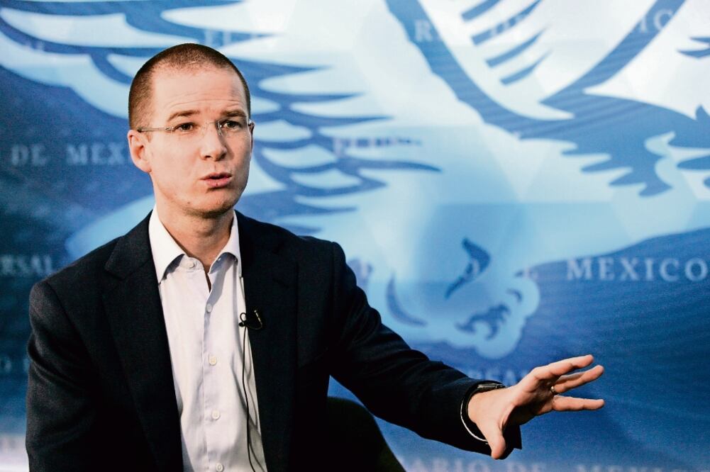 En la foto: Ricardo Anaya Cortés, presidente nacional del PAN (IVÁN STEPHENS. EL UNIVERSAL)