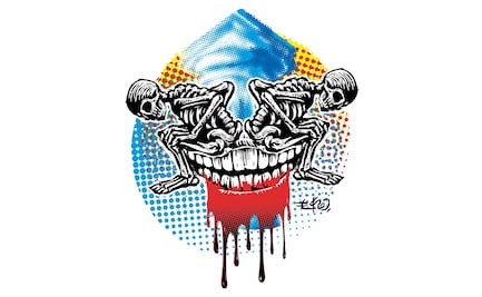 La sangre sigue borboteando