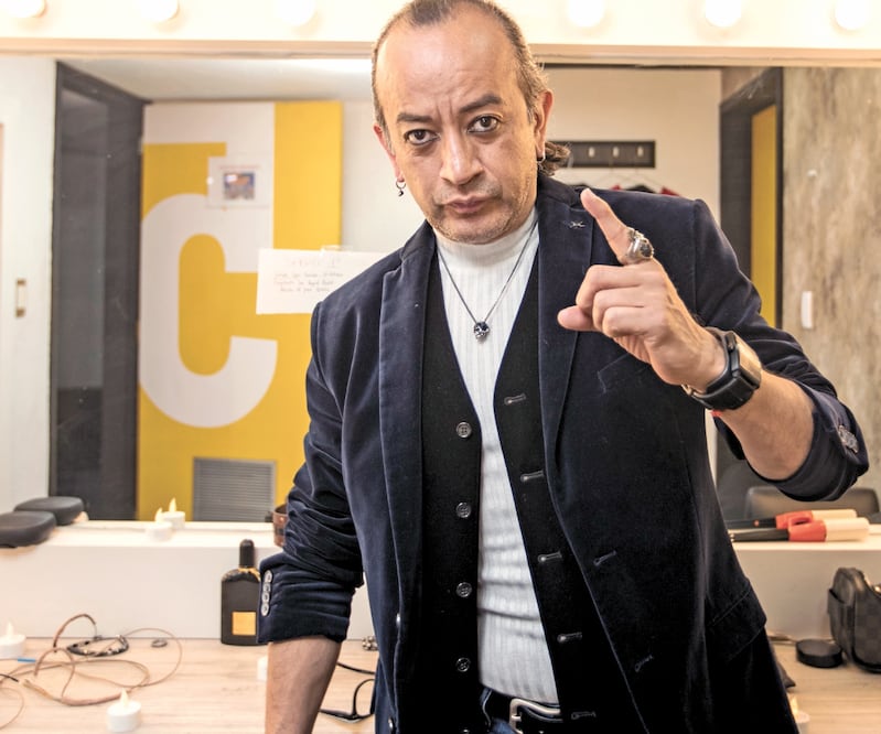 Germán Ortega confiesa que le cuesta mantener sana distancia. Foto: Germán Espinosa. EL UNIVERSAL