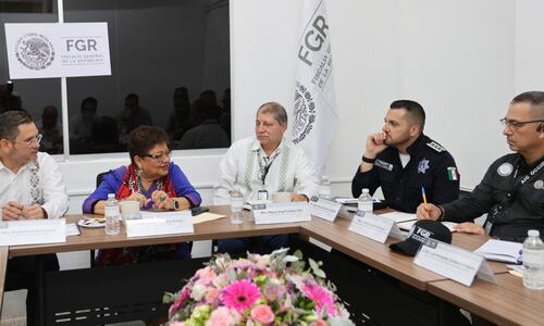 Reunión de Fiscalías, general y estatales en Colima. Foto: Cortesía