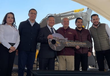 Hidalgo invierte 200 mdp en maquinaria para la construcción de obra pública