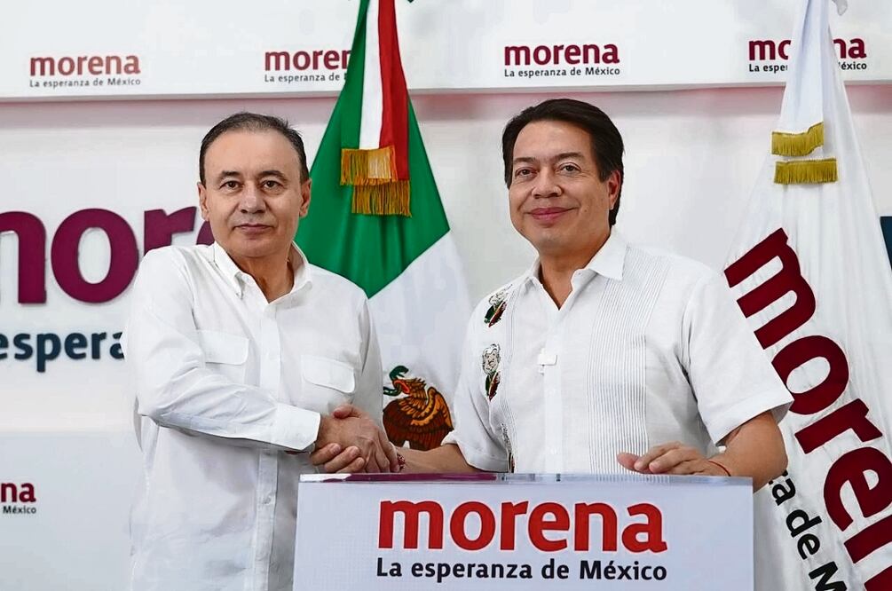 Alfonso Durazo y Mario Delgado, presidente del Consejo Nacional y dirigente de Morena, pidieron a los militantes y a las corcholatas “paciencia y respeto para esperar el veredicto de la gente”, aseveraron en un video. Foto: Especial