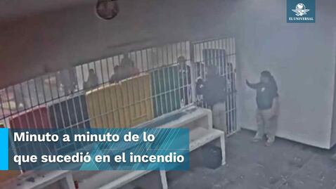 Revelan nuevo video que muestra el antes y después del incendio en INM de Ciudad Juárez