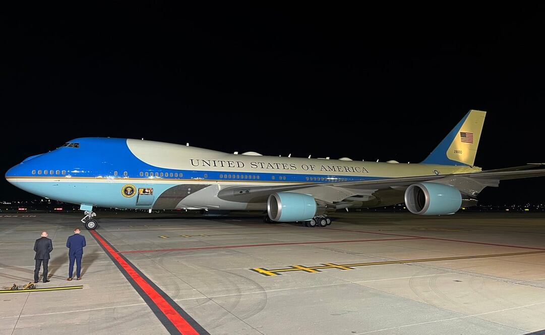 El presidente de EU aterrizó el pasado domingo a bordo del Air Force One. Foto: EFE