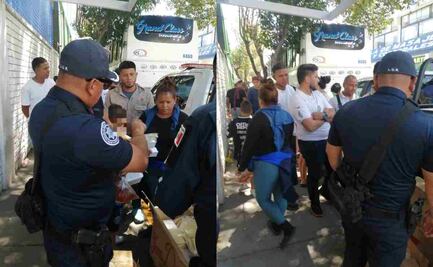 Al escuchar gritos, rescatan a 54 migrantes de un autobús en Tlalnepantla