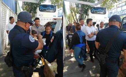 Al escuchar gritos, rescatan a 54 migrantes de un autobús en Tlalnepantla