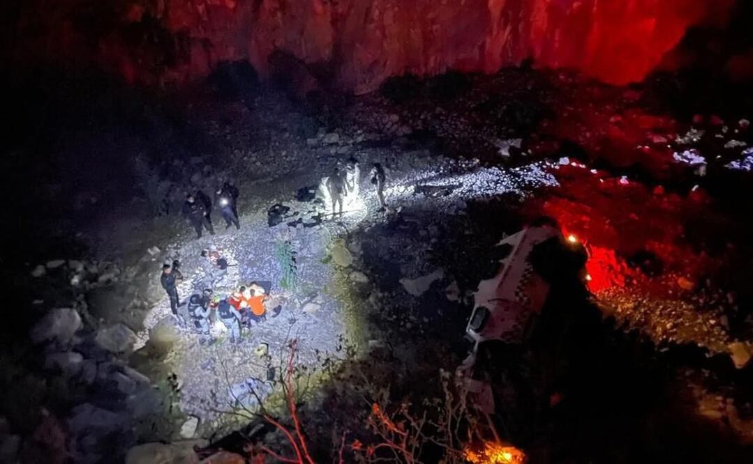 Los uniformados venían del municipio de Galeana, donde se reportó un enfrentamiento. Foto: Especial