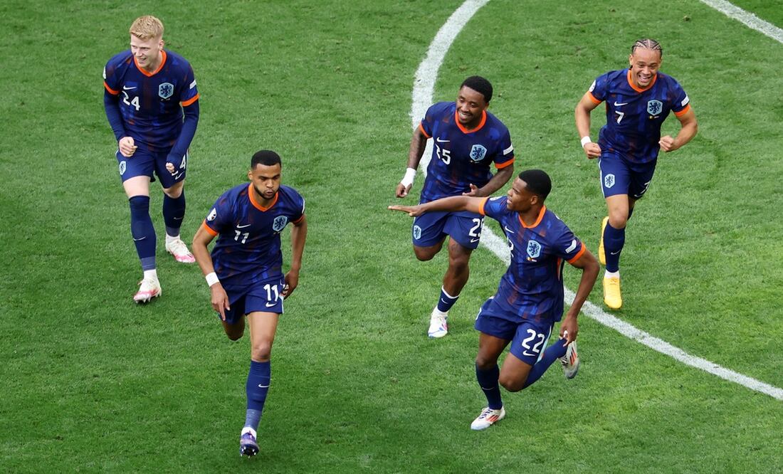 Países Bajos derrota a Rumania y clasifica a los cuartos de final de la Eurocopa FOTO: EFE