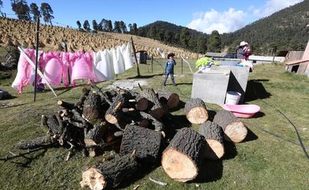 Este invierno es el más frío, dicen habitantes de Zinacantepec, en Edomex
