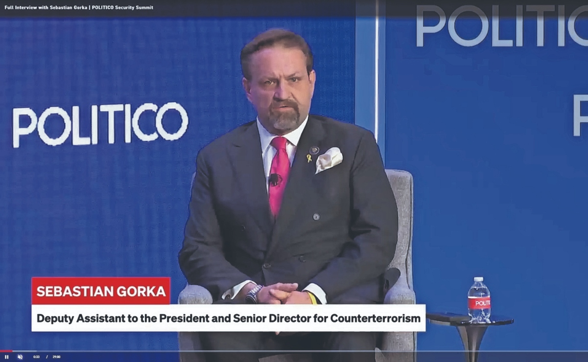 Sebastian Gorka afirma que su país trabaja muy de cerca con las autoridades mexicanas. Foto Especial