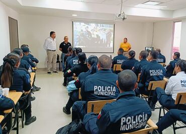 Policías de Mazatlán reciben capacitación en primeros auxilios; buscan convertirse en los primeros respondientes en situación de alerta