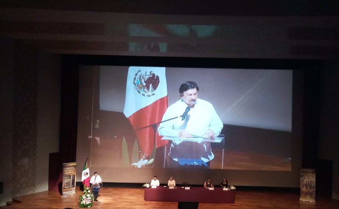El Senador estuvo en Yucatán para presentar su libro “El triunfo de la dignidad”. Foto: captura de pantalla