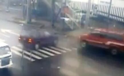 Muestran video del choque en el que murió niño en Eje 6